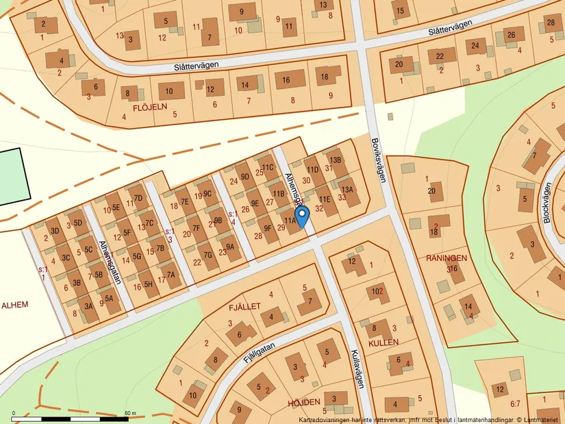 Radhus, Alhemsgatan 11A, Alhem, Skellefteå