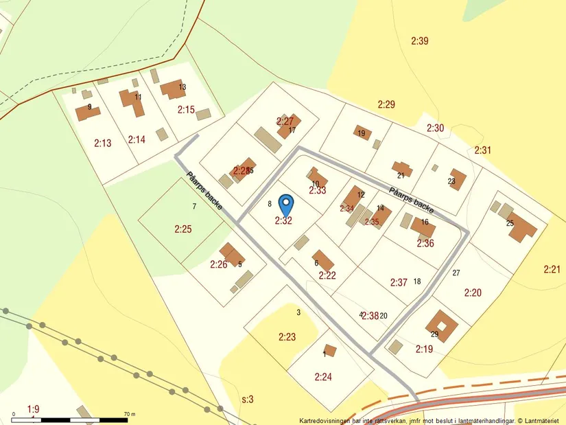 Tomt, Påarps backe 8, Hästveda, Hässleholm