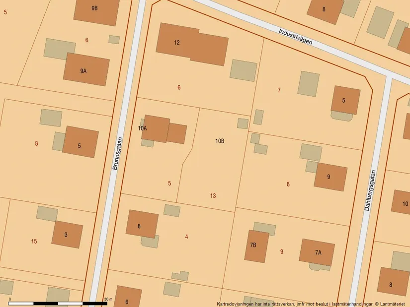 Tomt, Brunnsgatan 10B, Prästbordet, Skellefteå