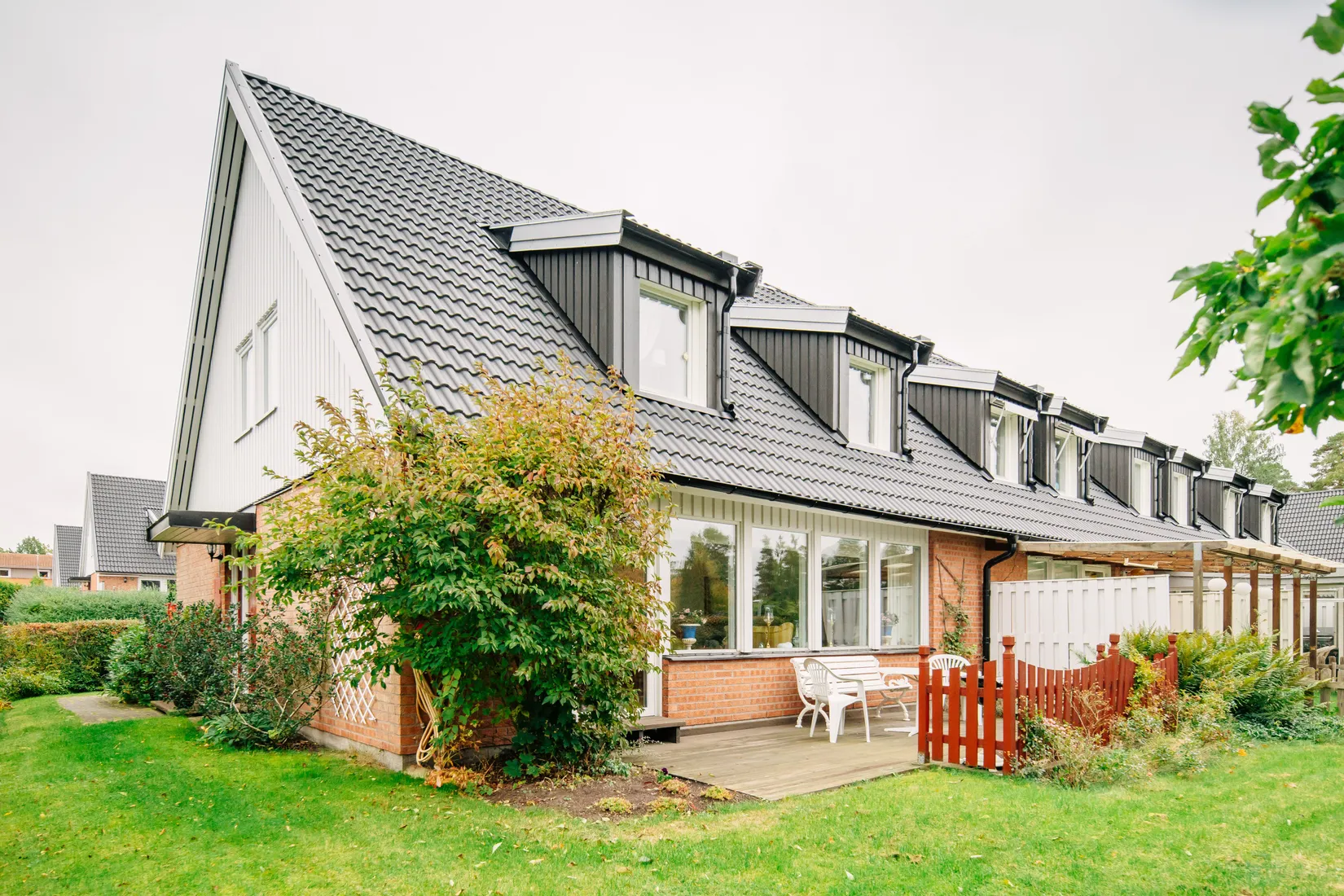 Radhus, Glimmervägen 55, Mariestad