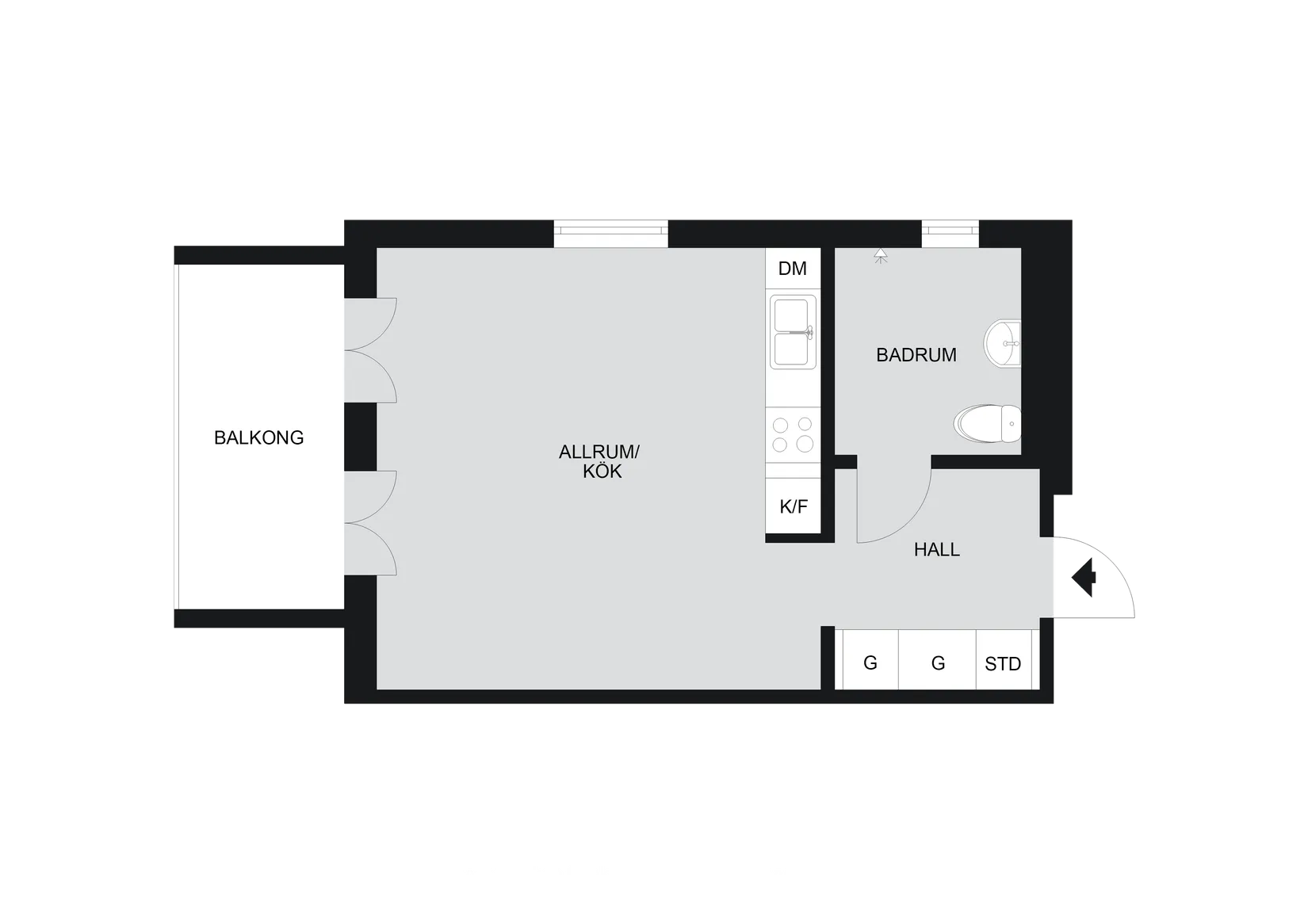 Bostadsrätt, Hägerstensvägen 300, 2tr, Hägersten, Stockholm