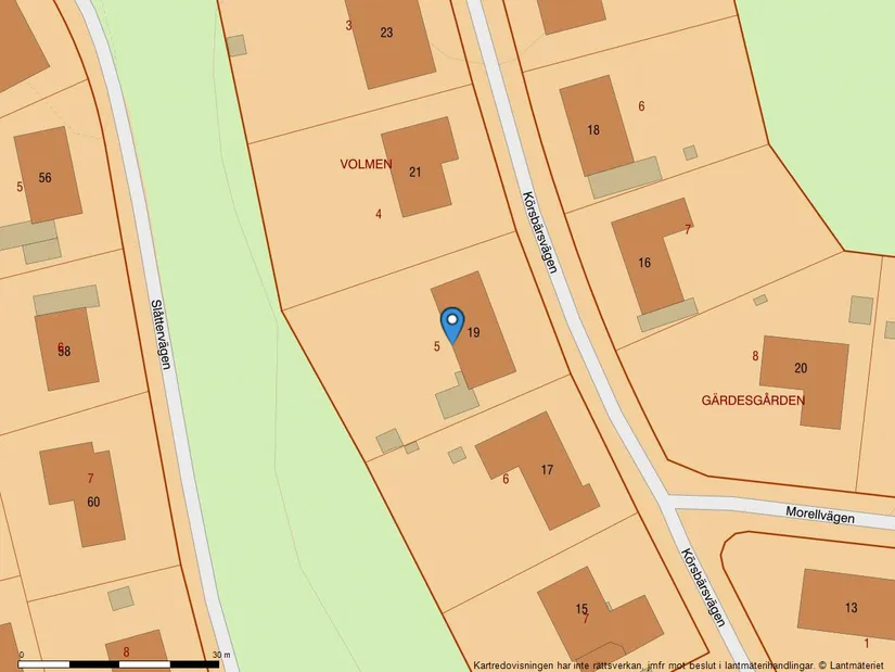 Villa, Körsbärsvägen 19, Centrum/Fårdala, Tyresö