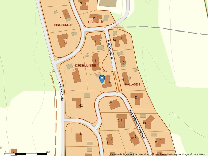 Villa, Tomtängsvägen 8, Hasselbacken, Skövde