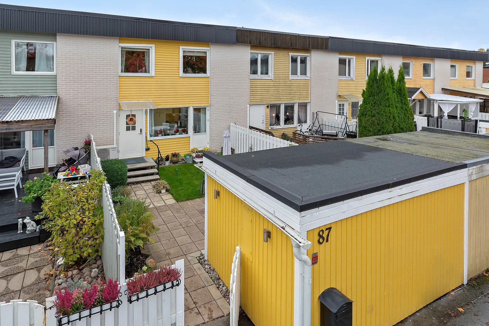 Radhus, Polkettstigen 87, Brunna, Upplands-Bro