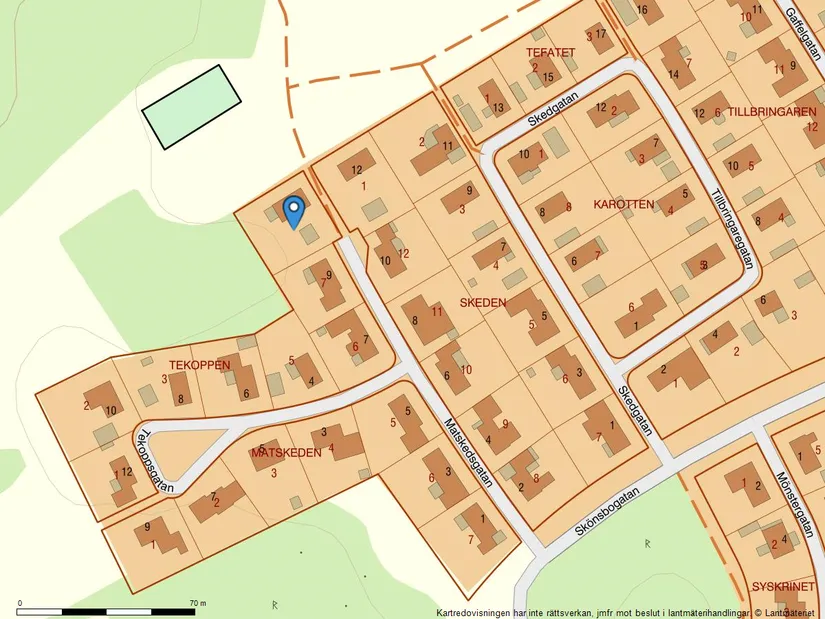 Villa, Matskedsgatan 11, Skälby, Västerås