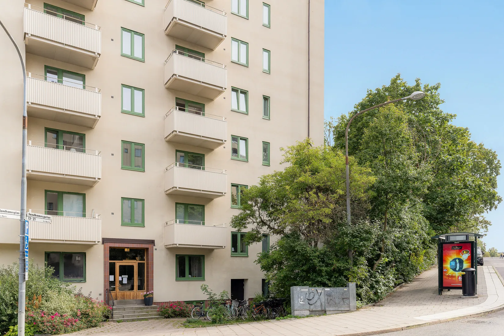 Bostadsrätt, Sandhamnsgatan 13, 3 tr, Gärdet, Stockholm