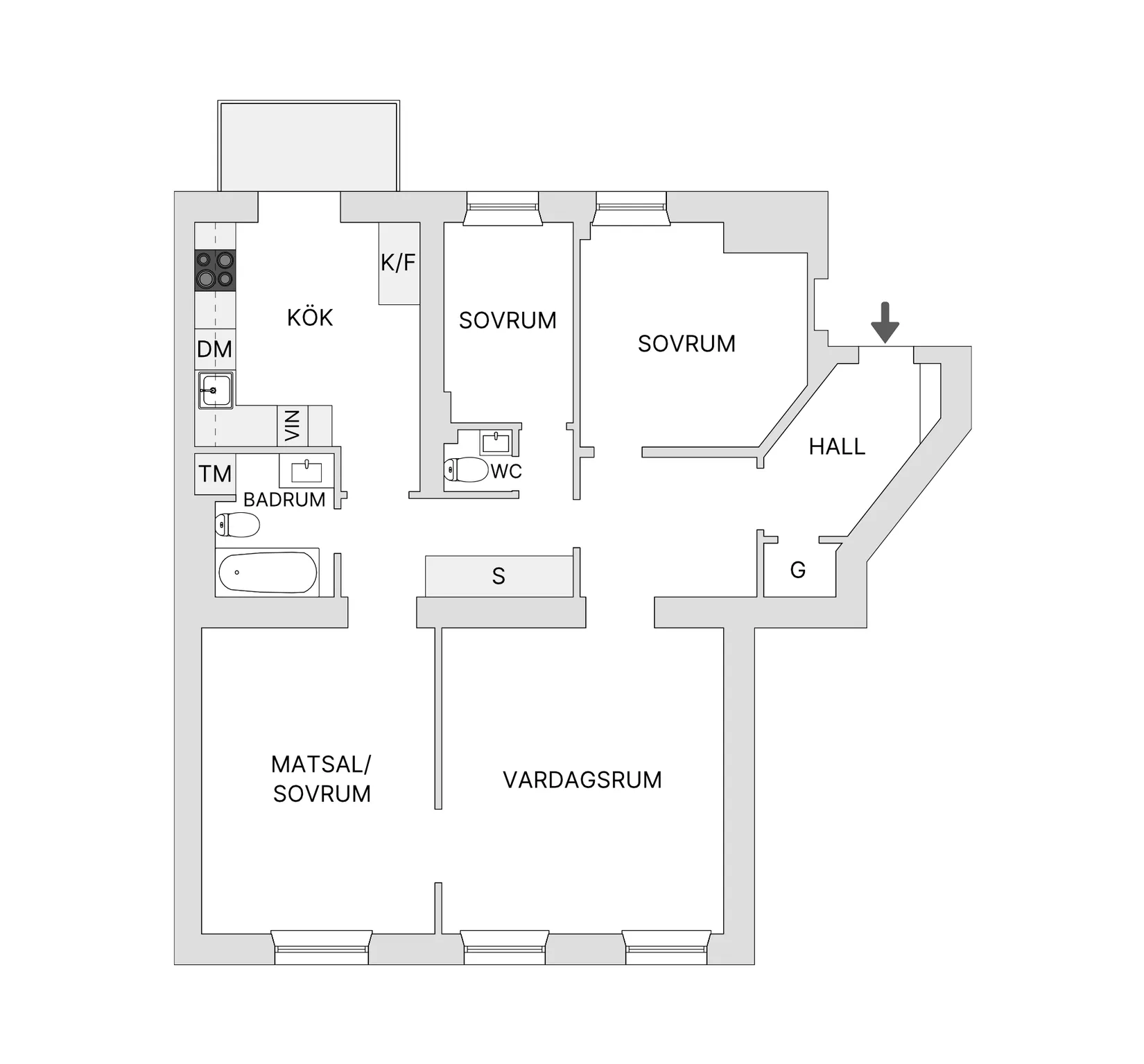 Bostadsrätt, Kungstensgatan 56, Vasastan, Stockholm
