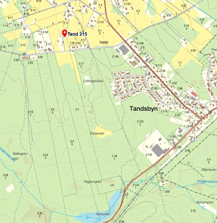 Gård/Skog, Tand 215, Tandsbyn, Östersund
