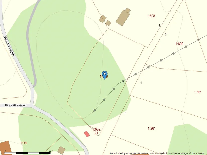 Tomt, Aftonfalksvägen 1, Vidja, Huddinge