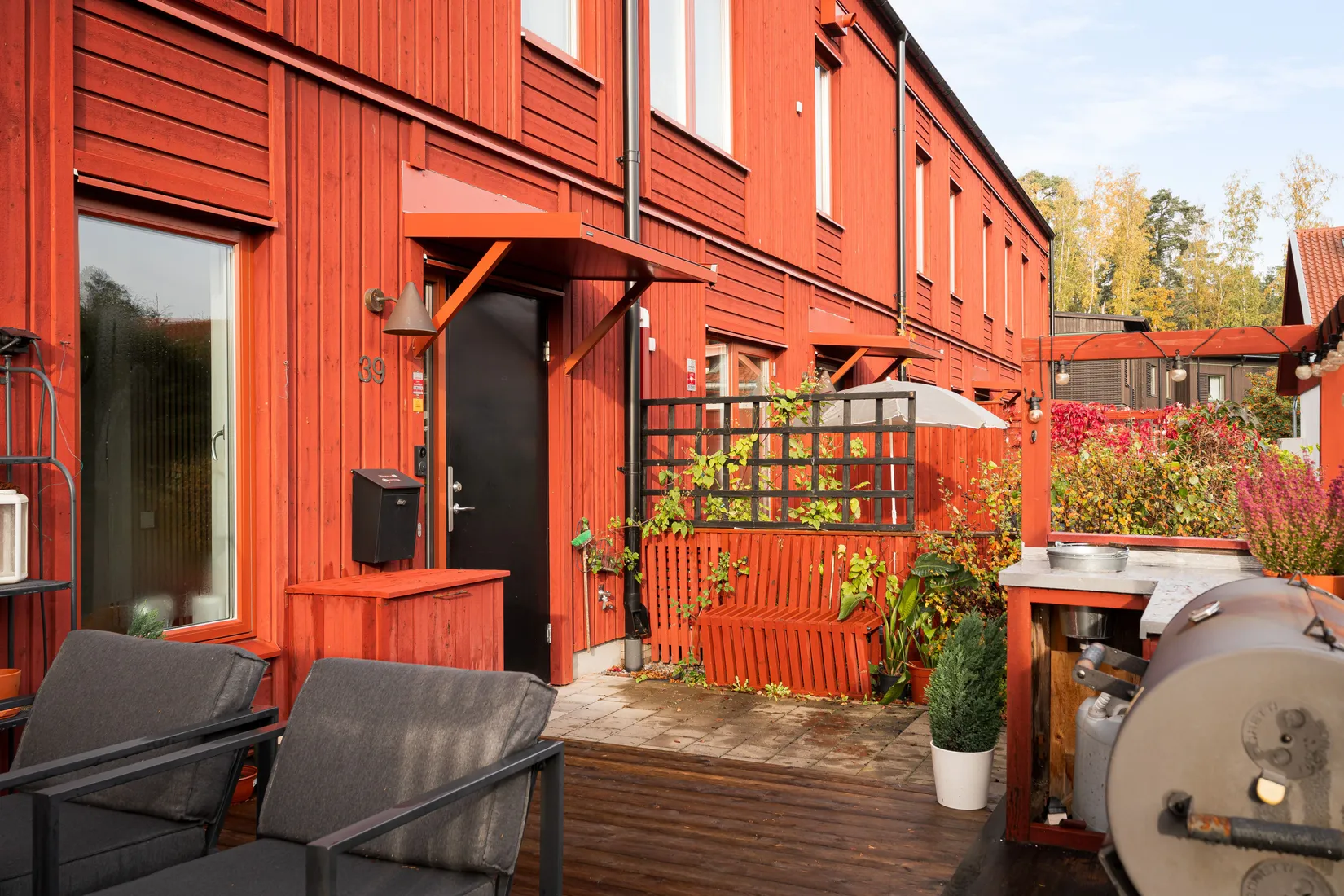 Radhus, Rådans gårdsväg 39, Silverdal, Sollentuna