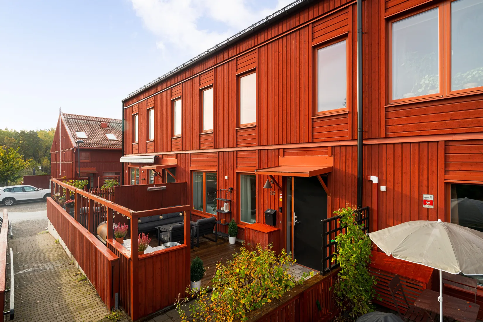 Radhus, Rådans gårdsväg 39, Silverdal, Sollentuna