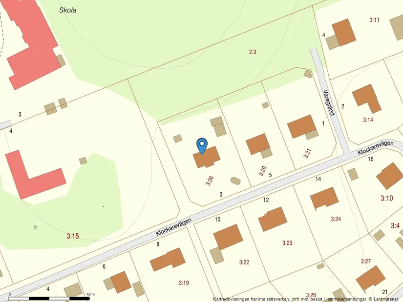 Villa, Klockarevägen 3, Holm, Halmstad