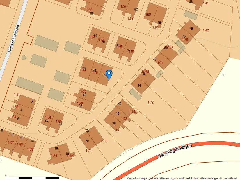 Radhus, Norra Atriumvägen 32, Kvisslingby, Österåker