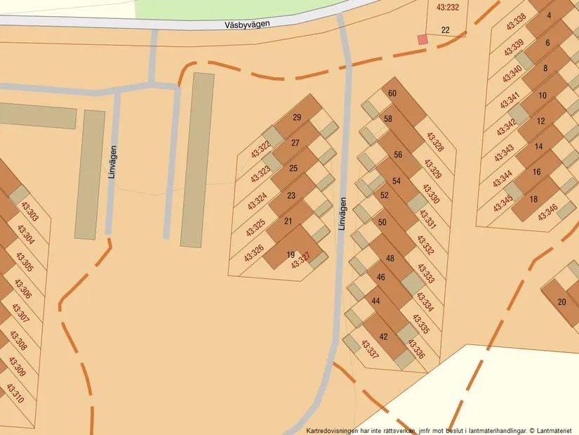 Radhus, Linvägen 21, Väsby, Ekerö
