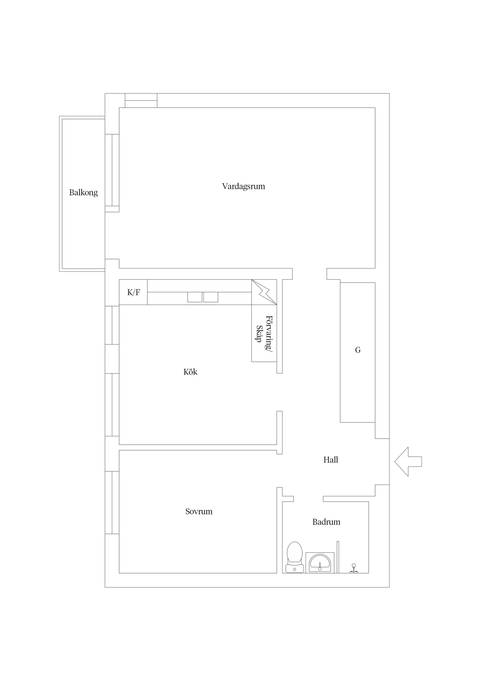 Bostadsrätt, Köpenhamnsvägen 48 C, Slottsstaden, Malmö