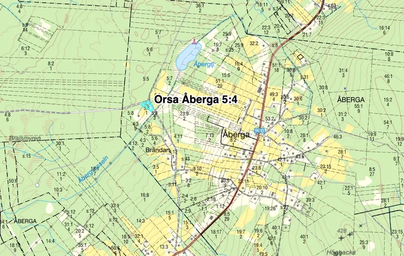 Villa, Brändvägen 39, Åberga, Orsa
