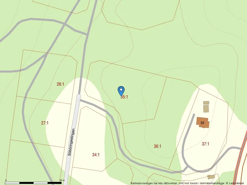 Tomt, Söböringeslingan, Vallentuna