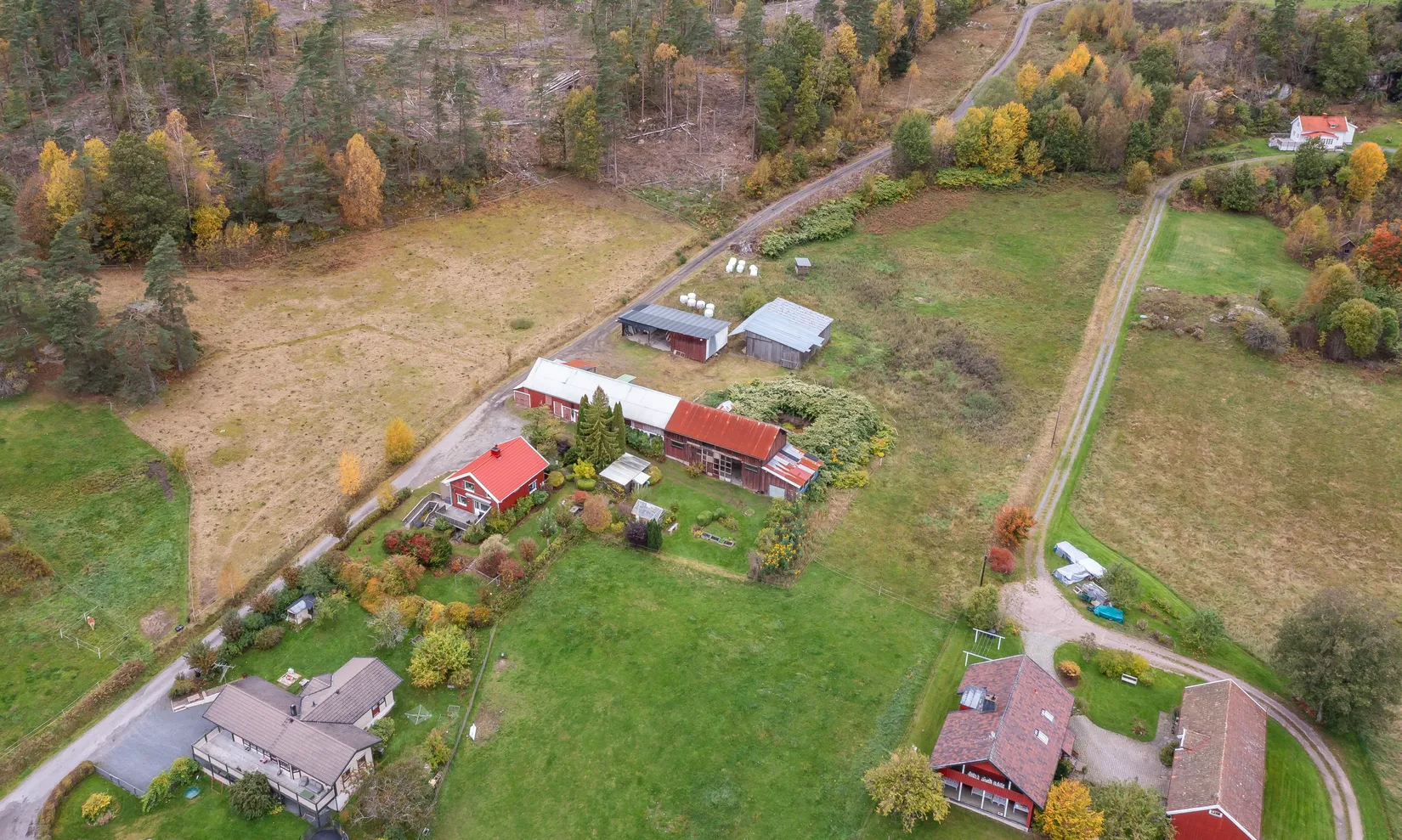 Gård/Skog, Kajbergsvägen 18, Skene, Mark