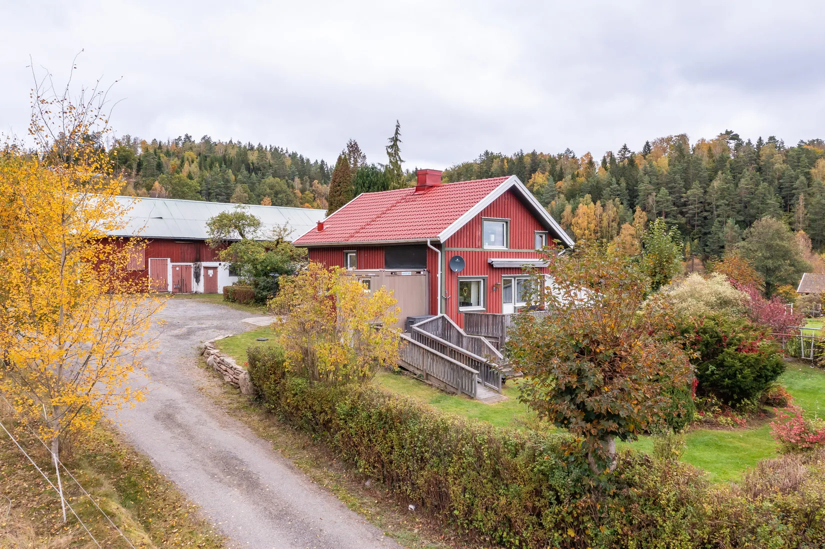 Gård/Skog, Kajbergsvägen 18, Skene, Mark