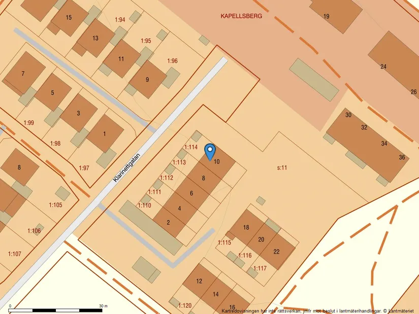 Radhus, Klarinettgatan 10, Gånsviksdalen, Härnösand