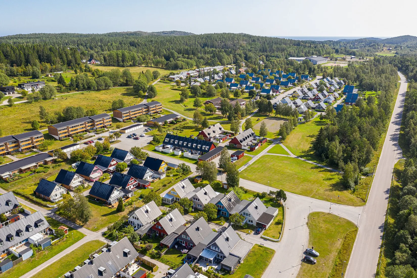 Radhus, Klarinettgatan 10, Gånsviksdalen, Härnösand