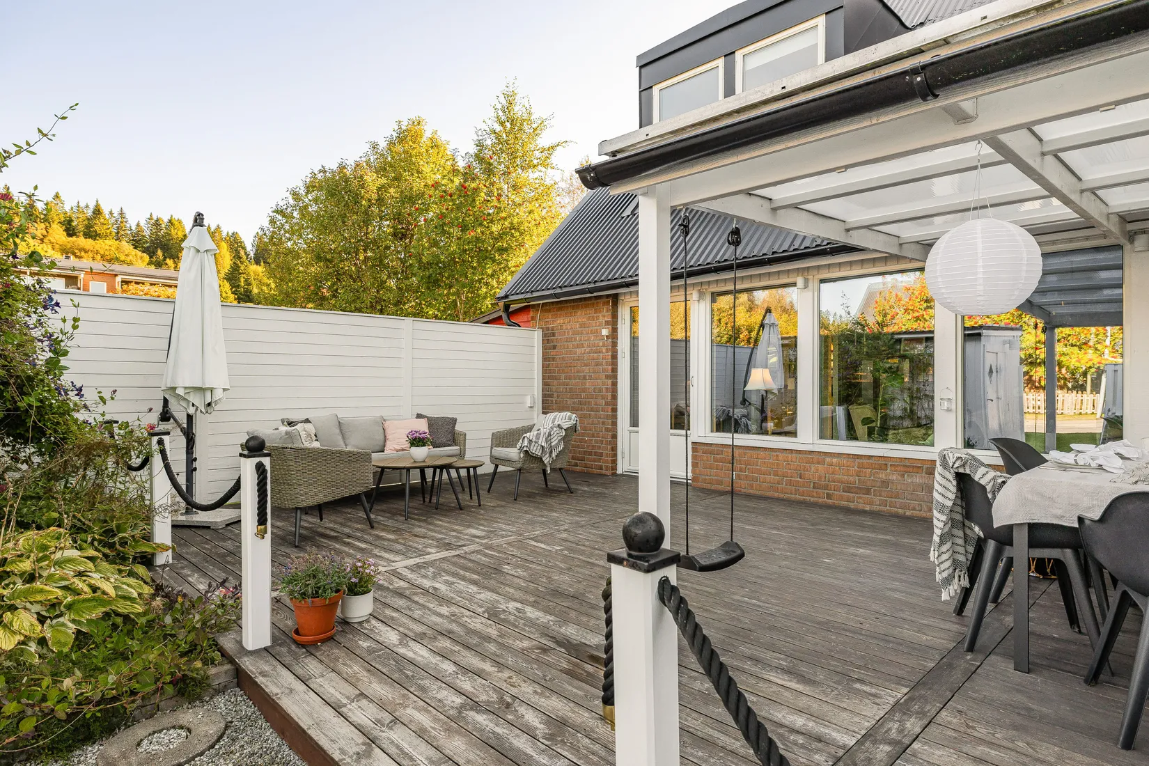 Radhus, Klarinettgatan 10, Gånsviksdalen, Härnösand