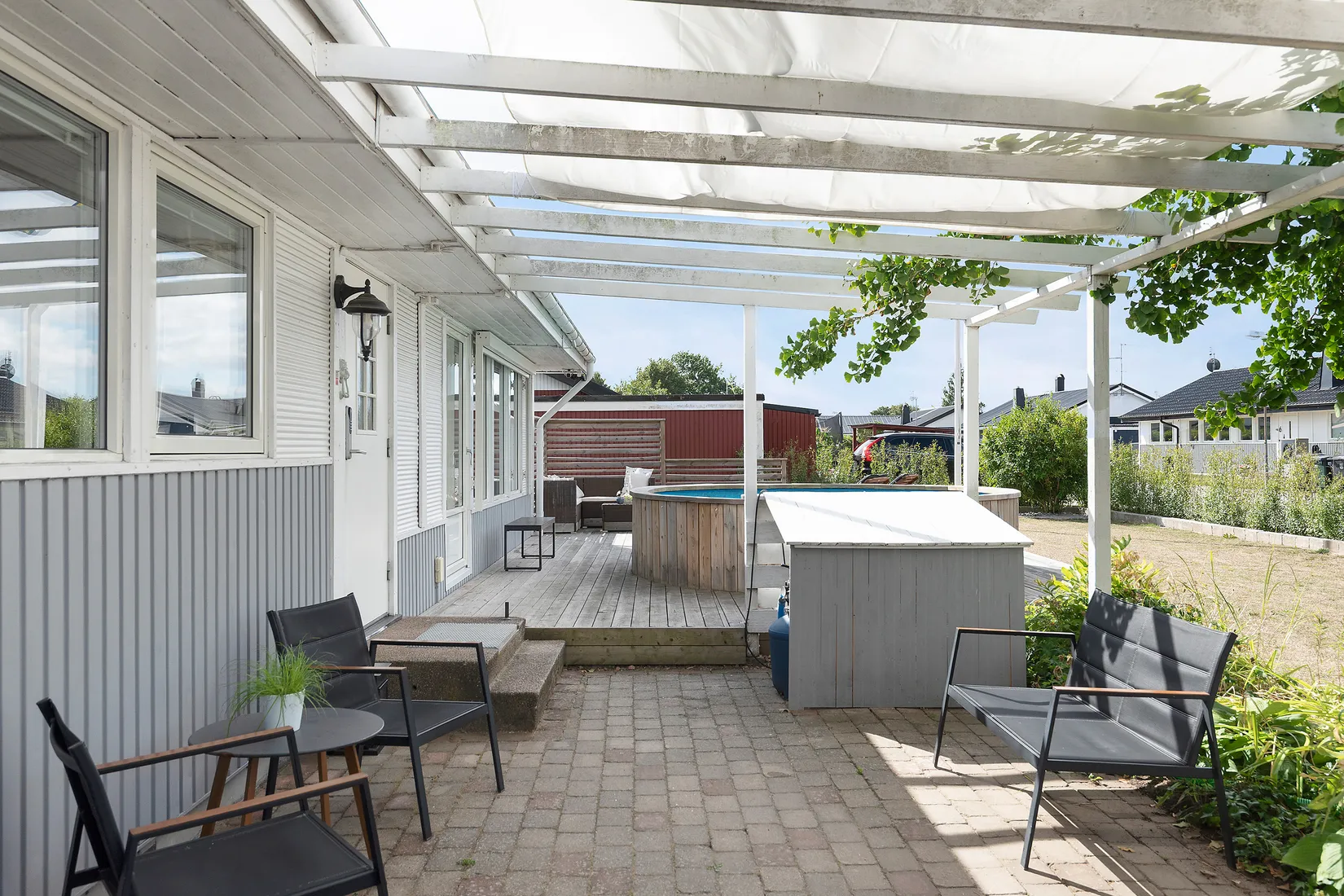Villa, Sadelmakarevägen 1, Borggård, Staffanstorp
