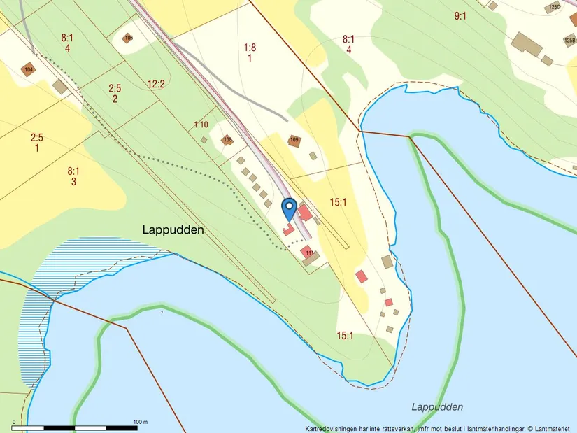 Fritidshus, Lappudden 111, Höga kusten, Kramfors