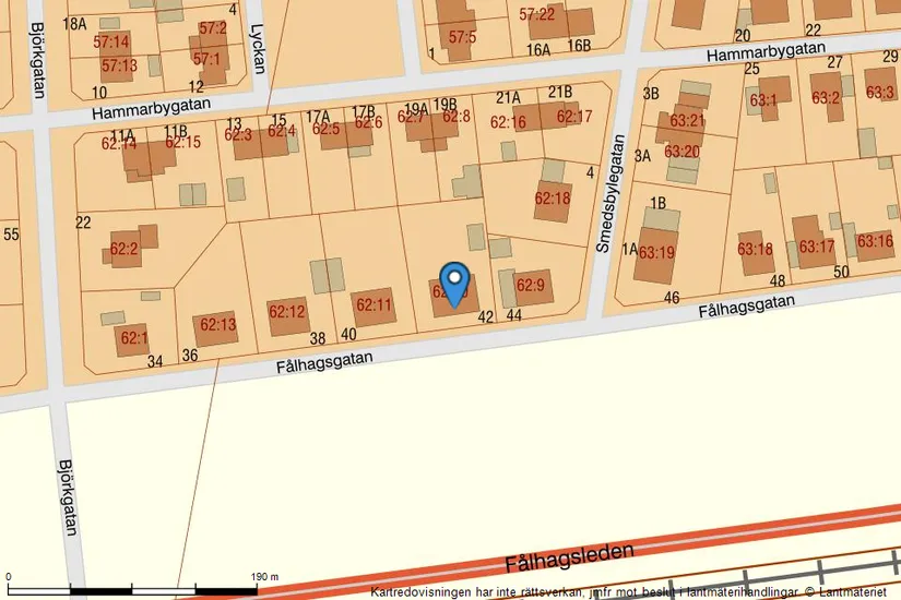 Villa, Fålhagsgatan 42, Fålhagen, Uppsala