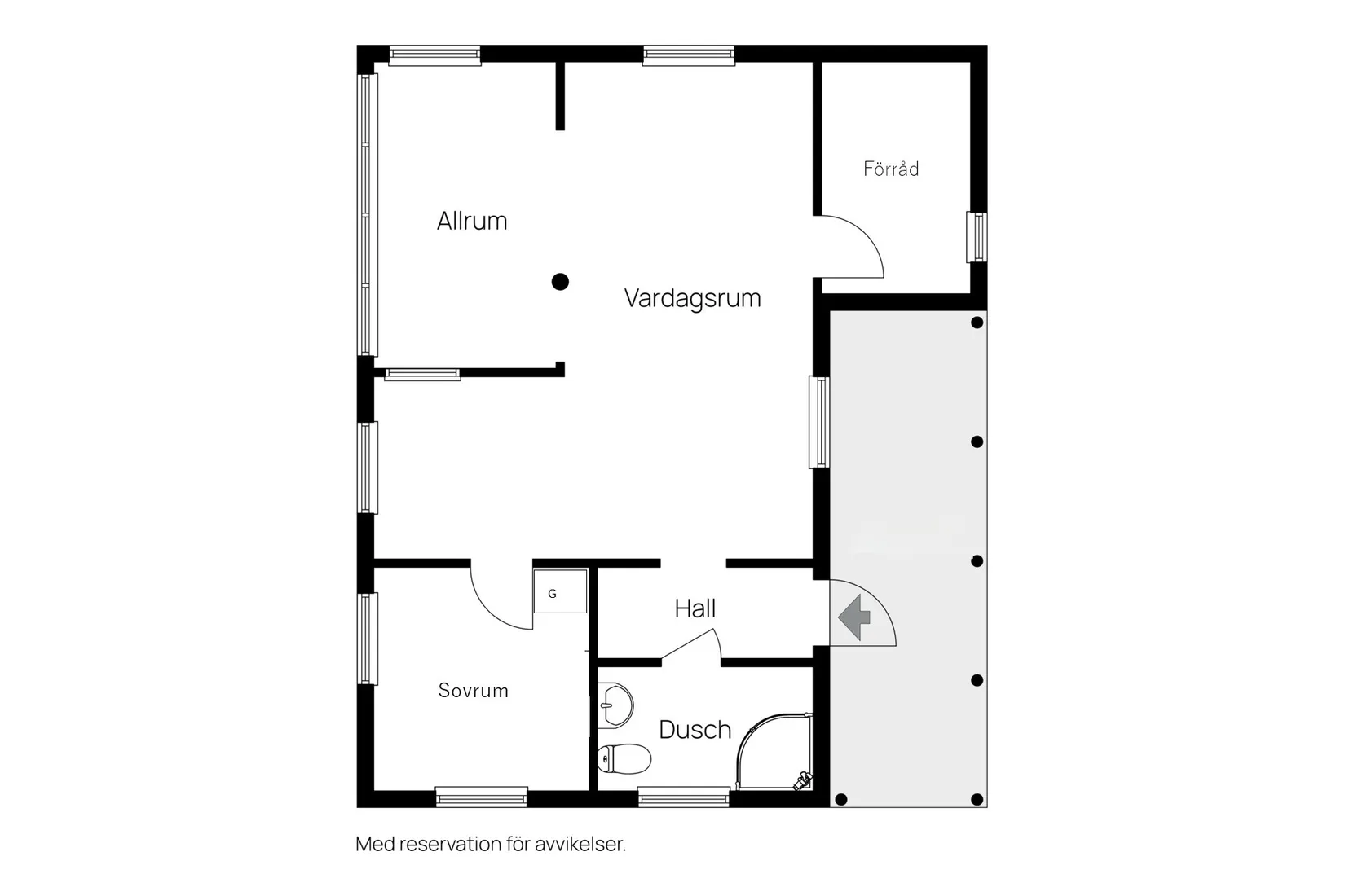 Villa, Åmot Björklunda, Åmot, Hylte