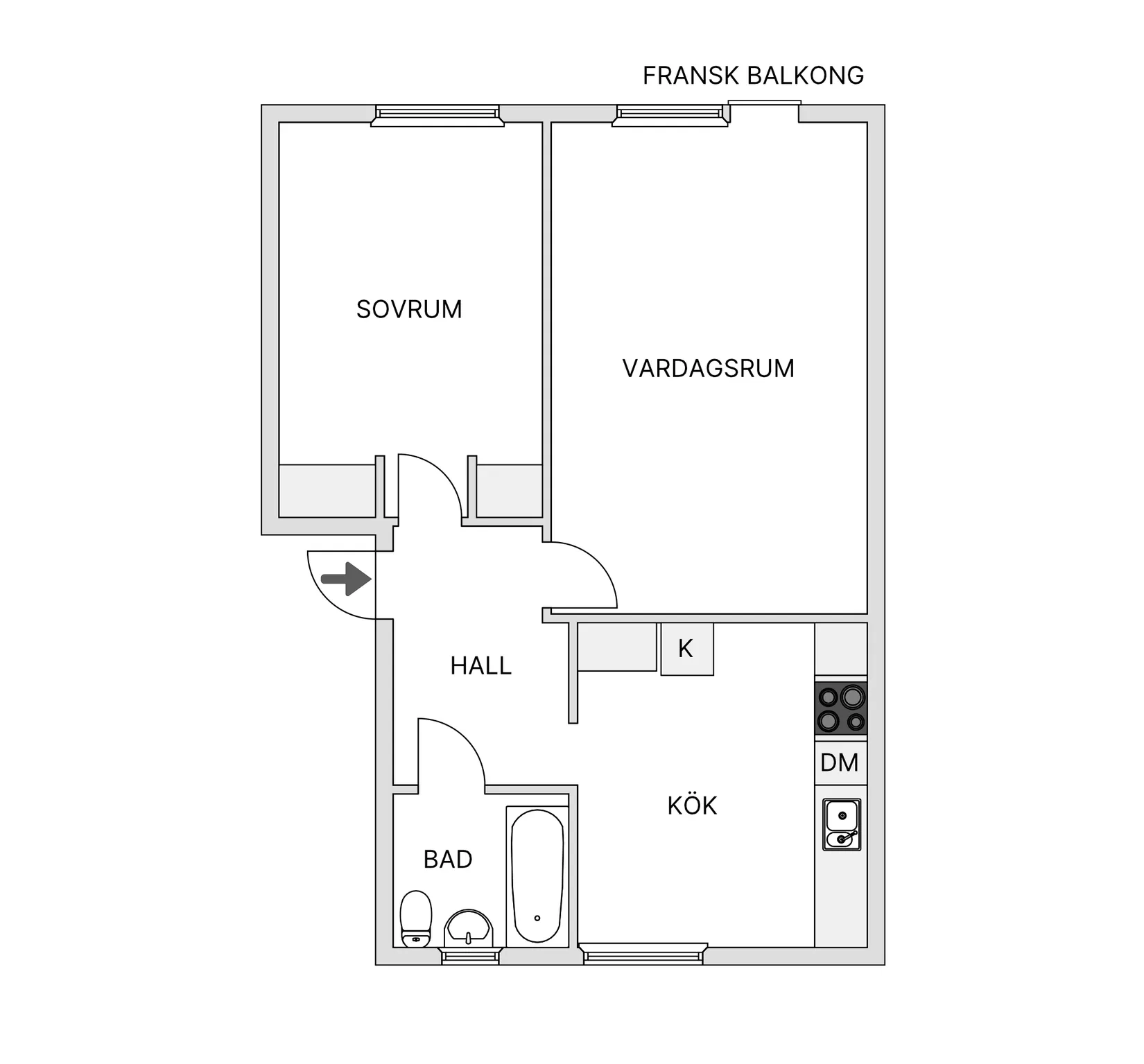 Bostadsrätt, Elysörvägen 3, Bohus, Ale