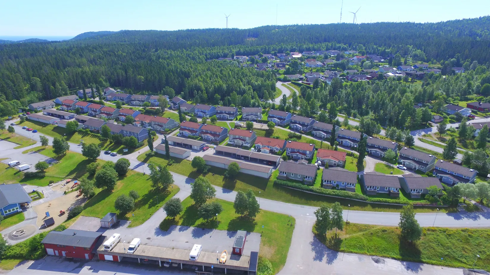 Radhus, Koltrastvägen 94, Stenhammar, Härnösand