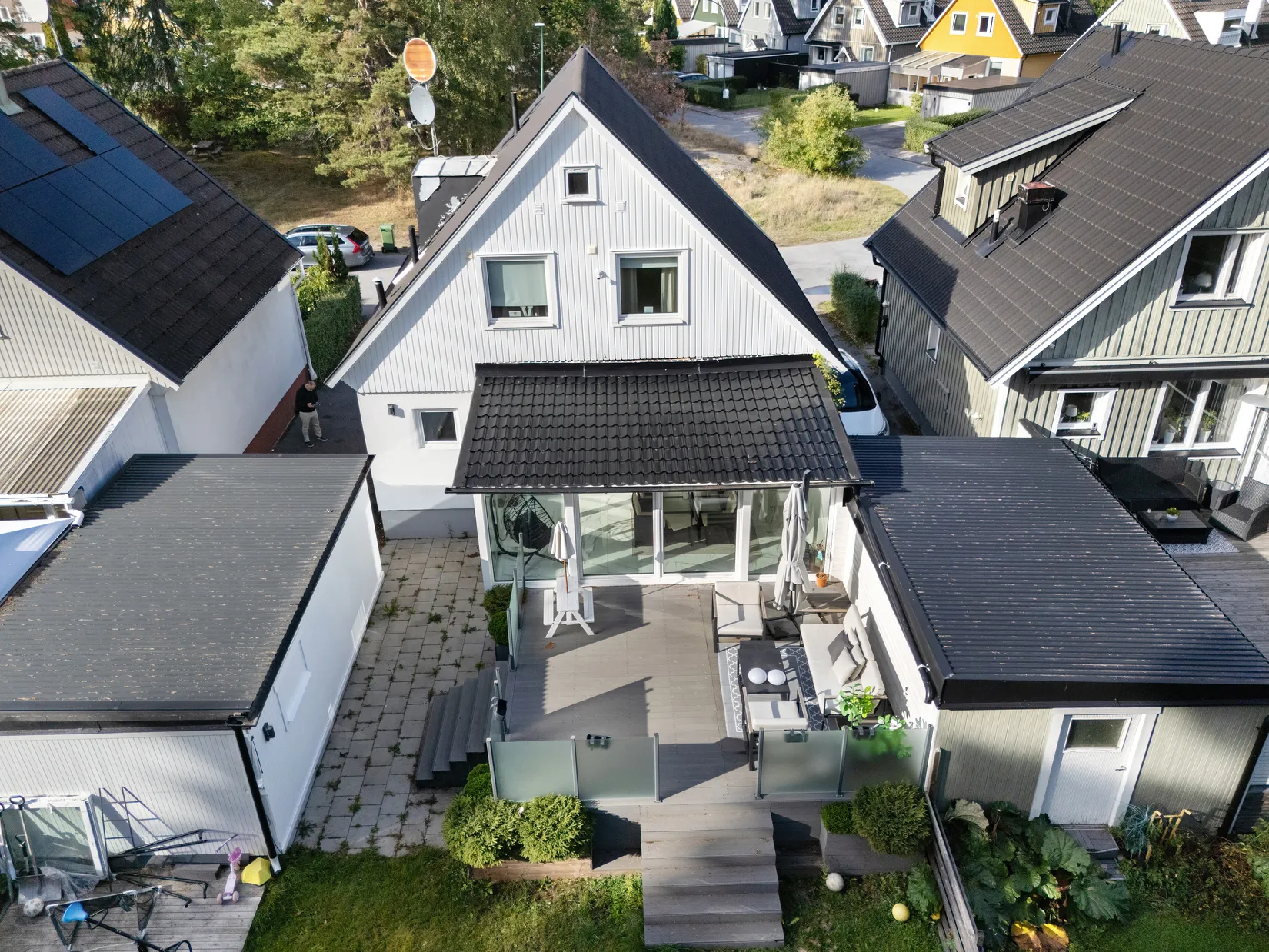 Radhus, Tvåspannsvägen 17, Jakobsberg, Järfälla