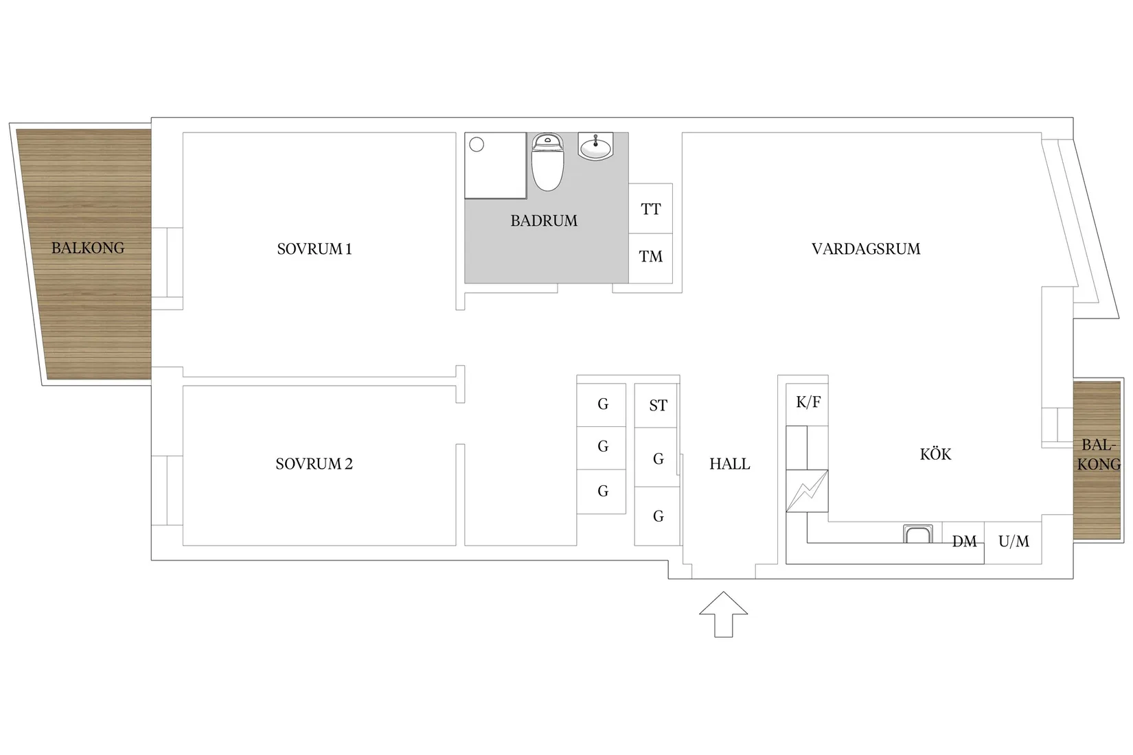 Bostadsrätt, Banehagsgatan 16, Majorna - Klippan, Göteborg