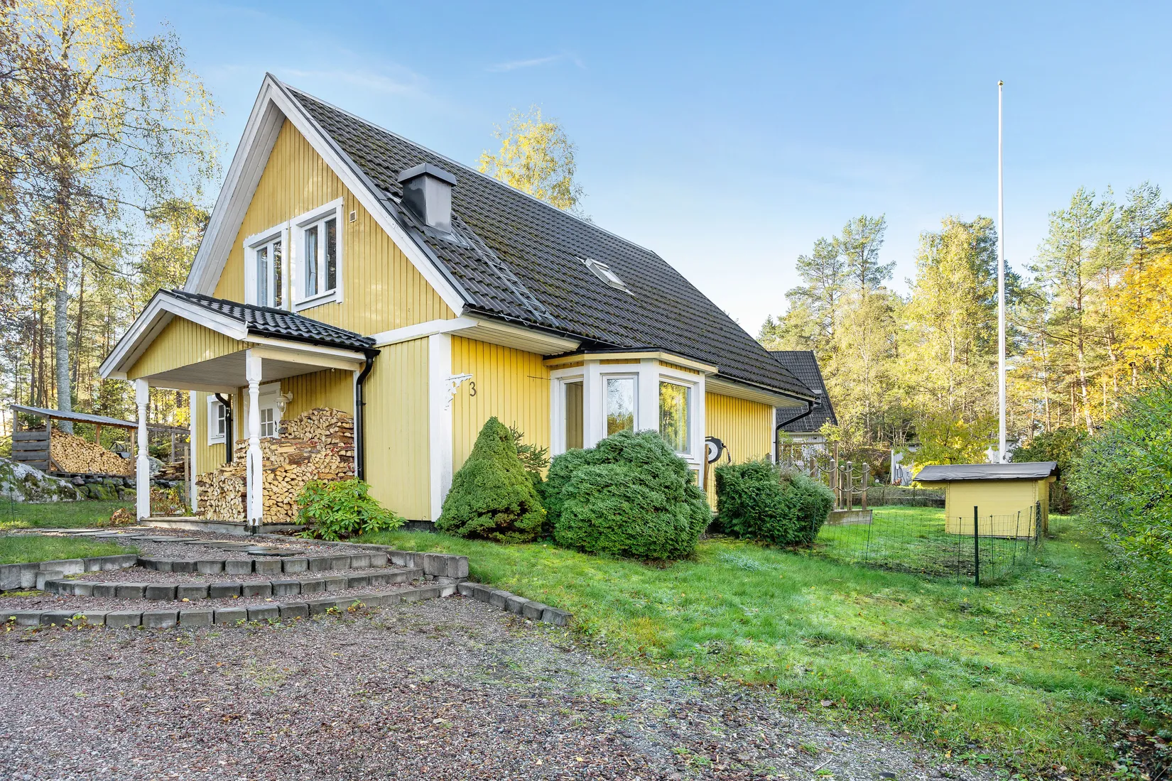 Villa, Blåbodavägen 3, Skokloster Slottsskogen, Håbo