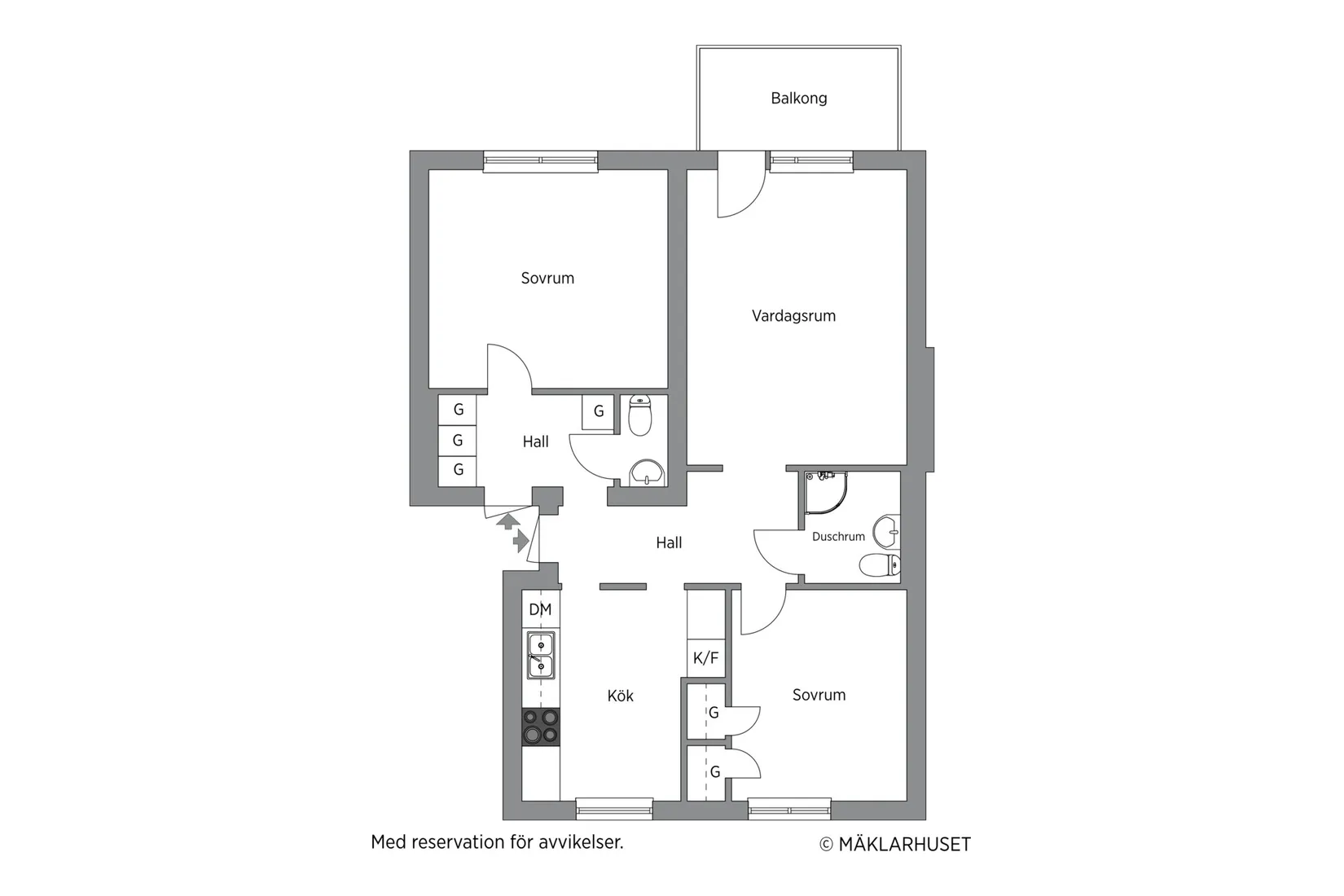 Bostadsrätt, Djupegatan 39a, Öster, Hudiksvall