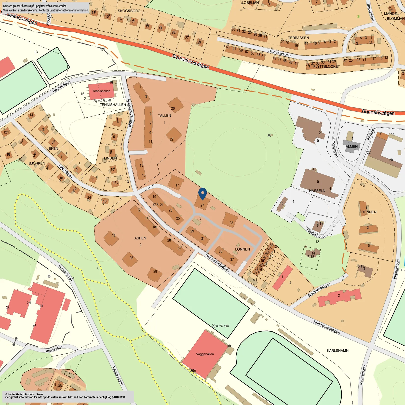 Bostadsrätt, Hunnemaravägen 27, Hunnemara, Karlshamn
