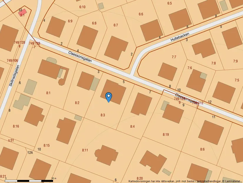 Villa, Claessonsgatan 5, Örgryte, Göteborg
