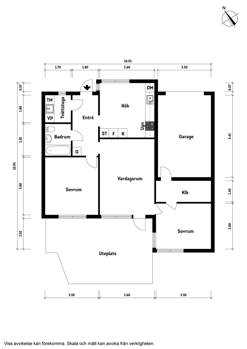 Radhus, Sidensvansvägen 75, Anneberg, Kungsbacka