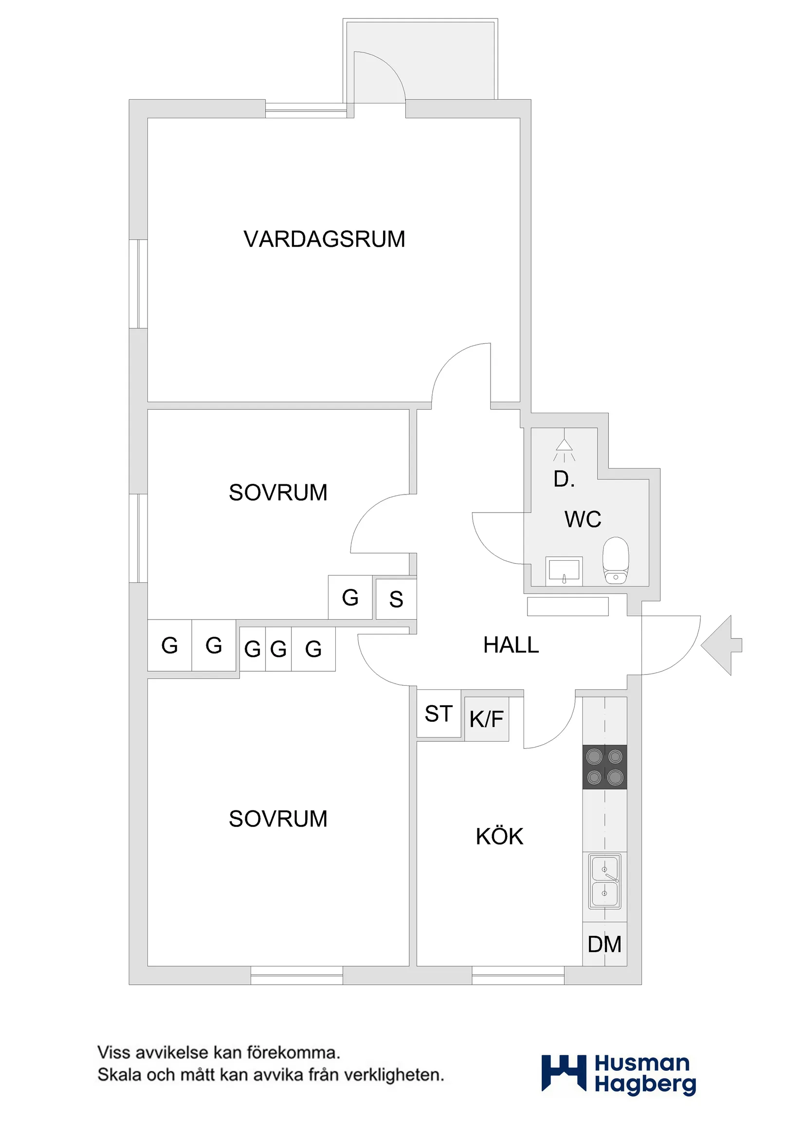 Bostadsrätt, Moritzvägen 1A, Haga, Umeå