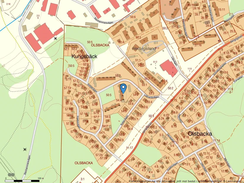 Radhus, Löjtnantsvägen 9D, Olsbacka, Gävle