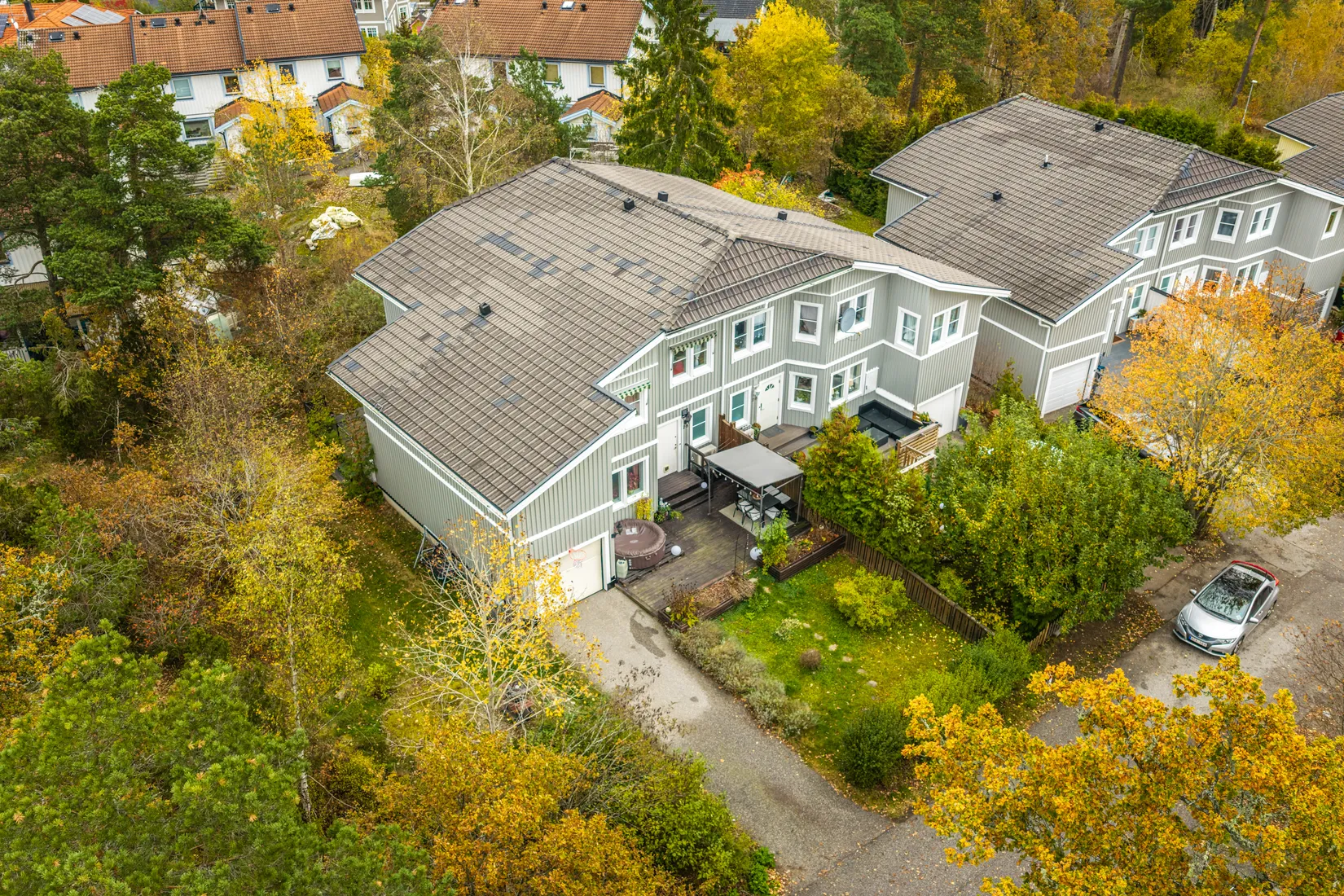 Radhus, GRÖNLUNDSVÄGEN 28, Kårsta, Vallentuna