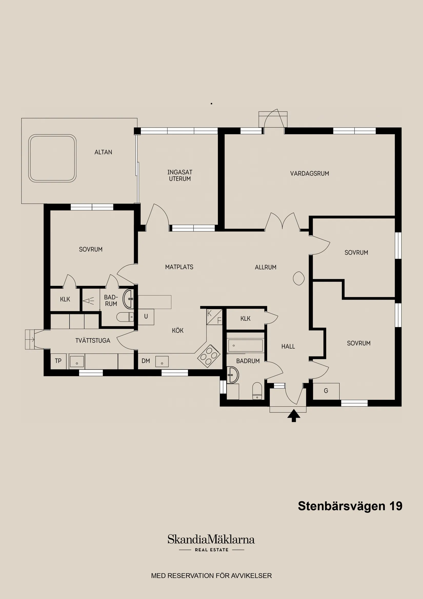Villa, Stenbärsvägen 19, Sätra, Gävle