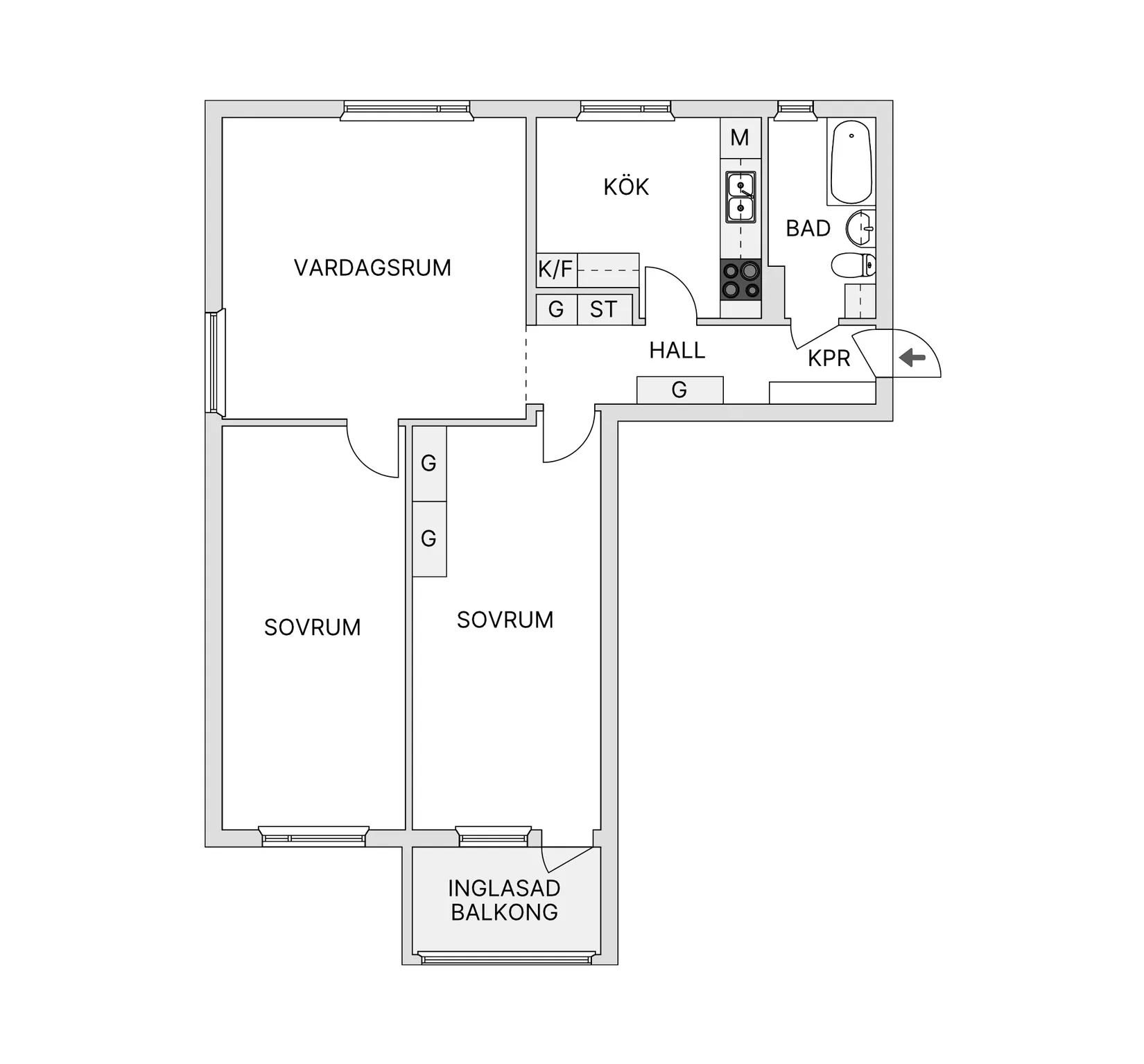 Bostadsrätt, Skyttevägen 3, Gustavsberg Munkmora, Värmdö