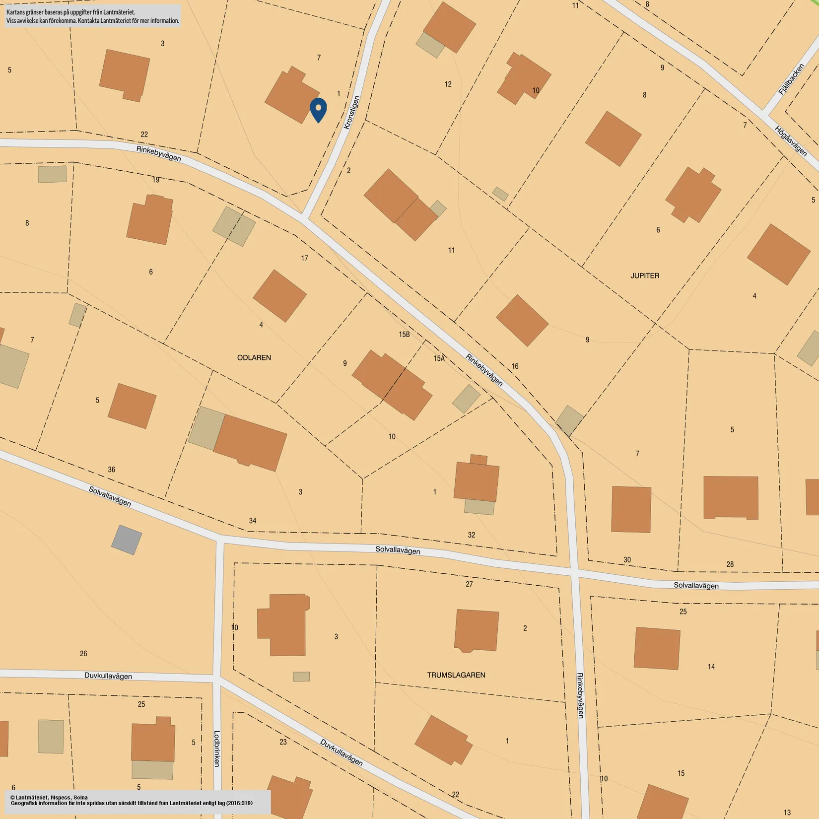Radhus, Rinkebyvägen 15A, Duvbo, Sundbyberg