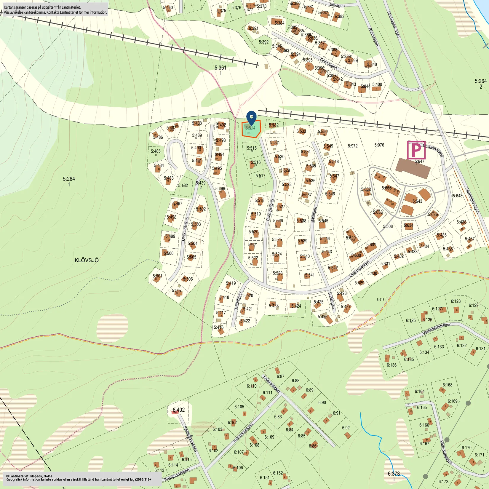 Fritidshus, Svampstigen 17, Storhogna Utsikten, Berg