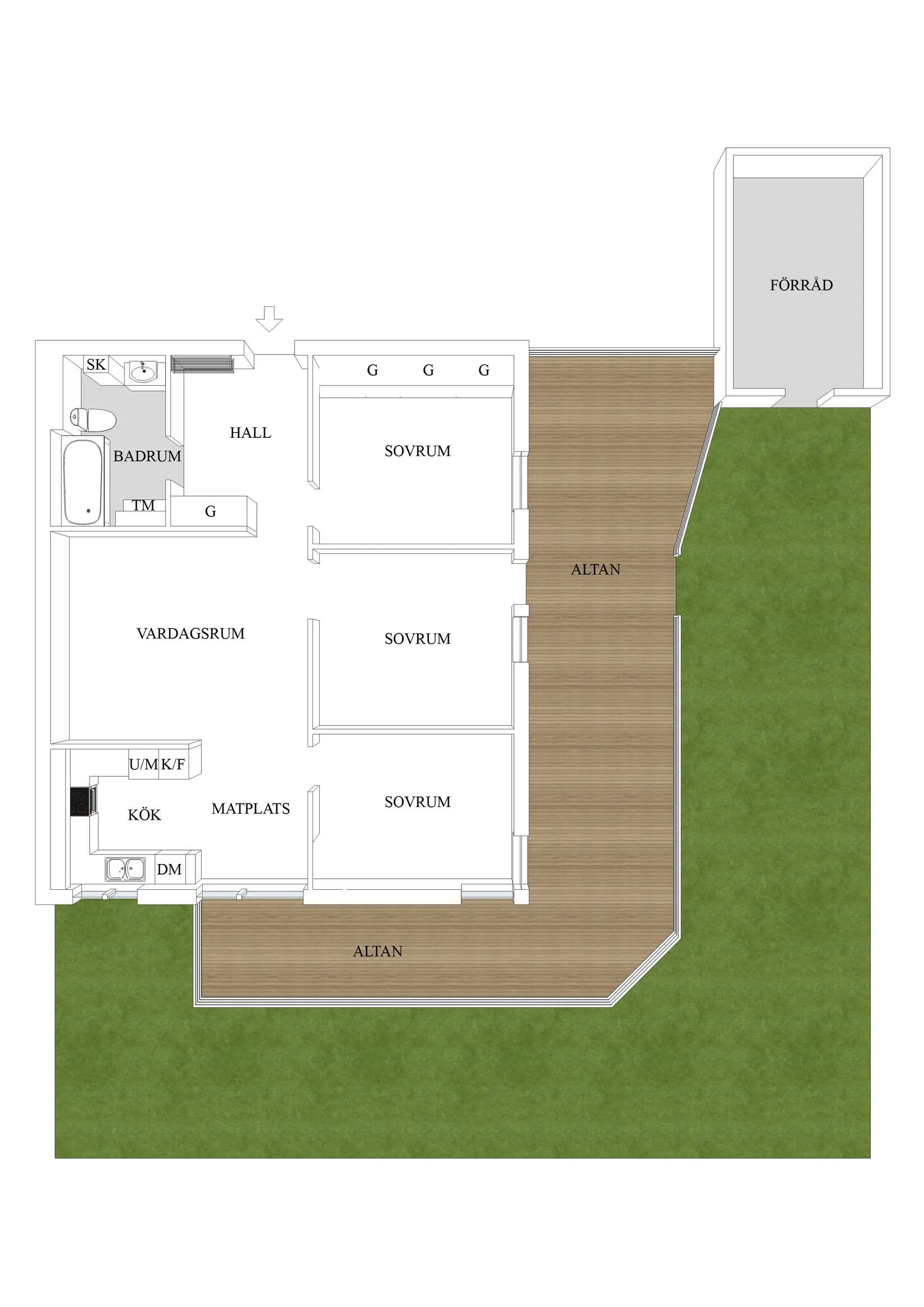 Bostadsrätt, Lövstavägen 46A, Runby, Upplands Väsby