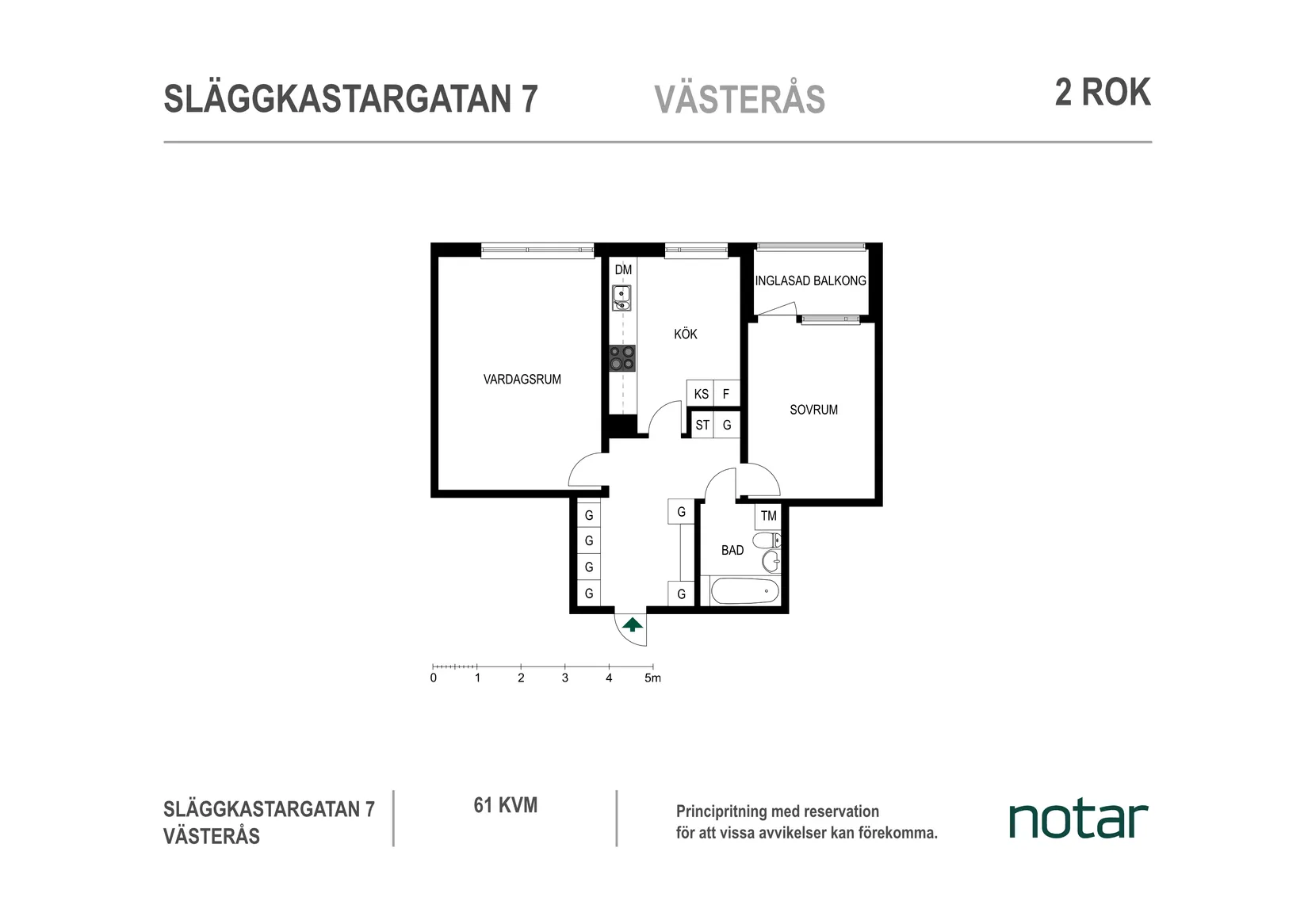 Bostadsrätt, Släggkastargatan 7, Rönnby, Västerås
