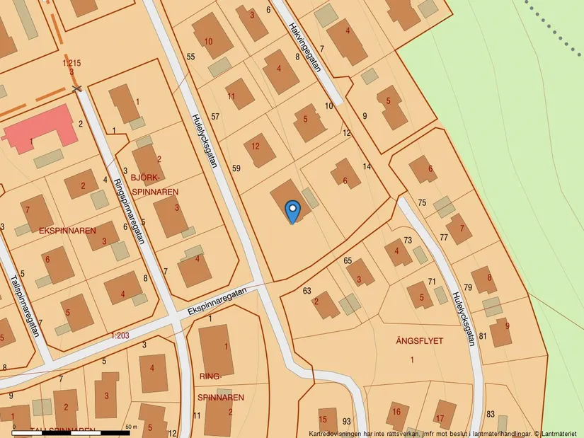 Villa, Hakvingegatan 12, Hulelyckan, Mölndal