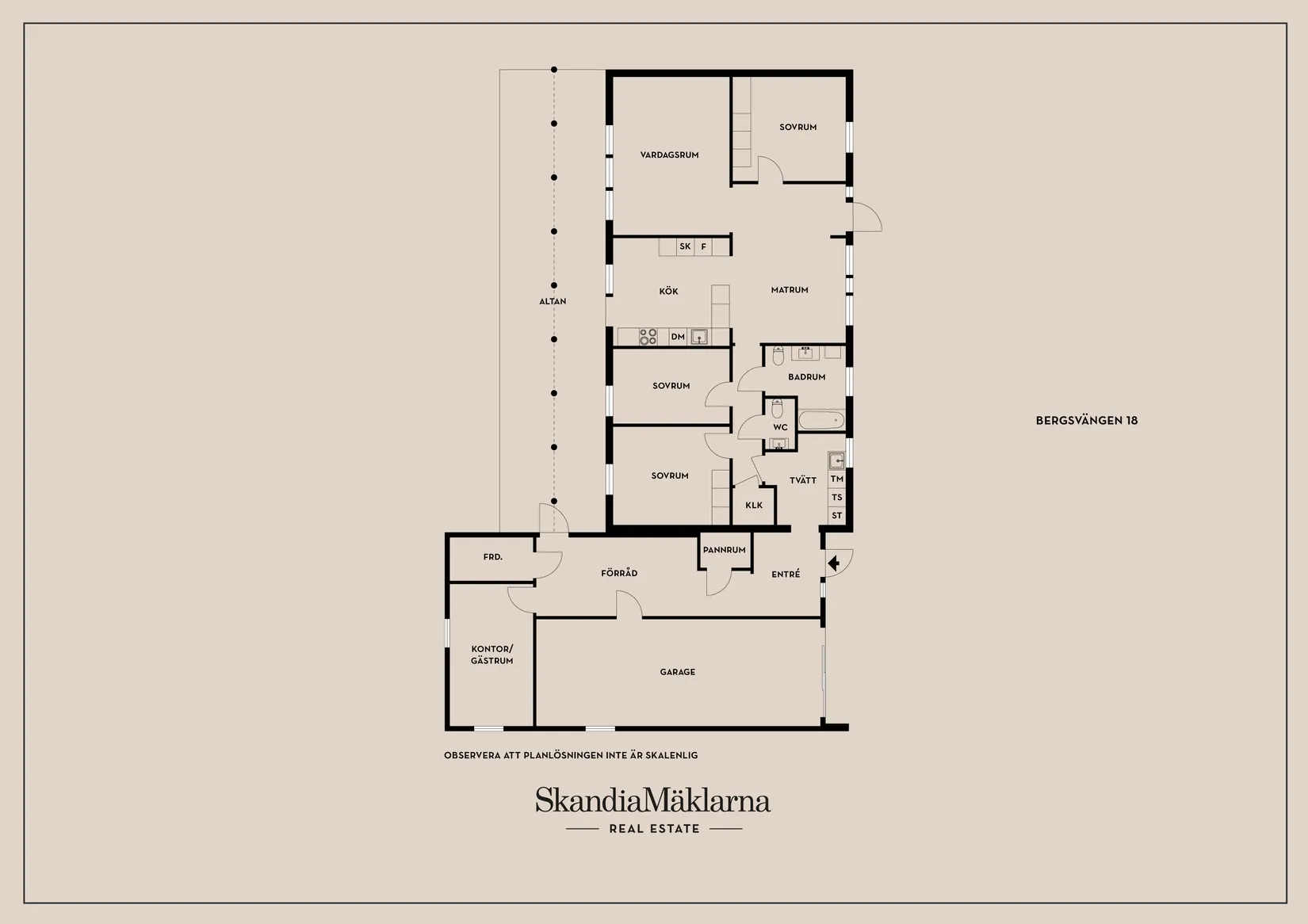 Villa, Bergsvängen 18, Vetlanda